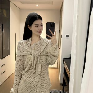 Women's 3-Piece Knit Sweater Set with Cami and Long-Sleeve Top