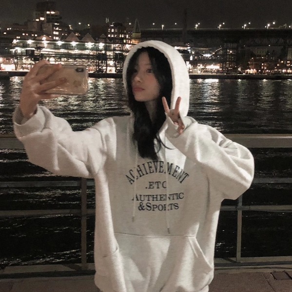 Women's Hooded Sweatshirt Cotton Zip-Up Fall Winter - Image 2