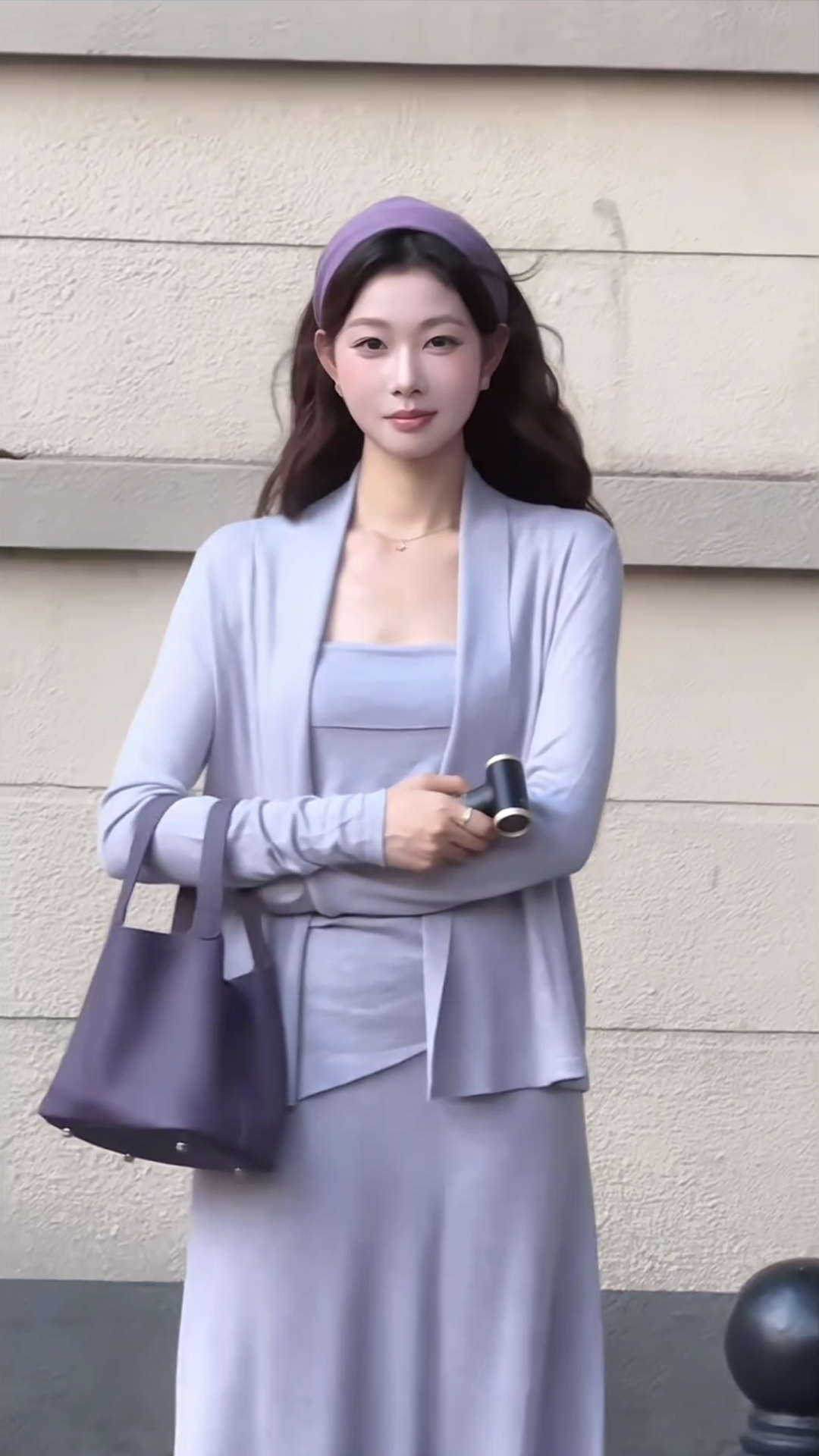 Women's Wool Knit Three-Piece Sweater Set Fall Winter Lazy Gentle Style - Image 4